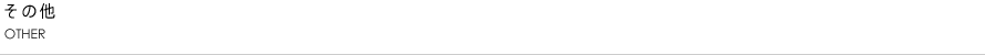その他 OTHER